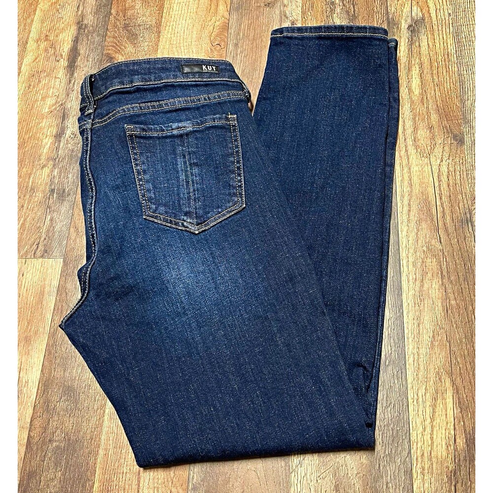 KUT from the Kloth Womens Jeans Size 10 Catherine Boyfriend Dark Wash Capsule